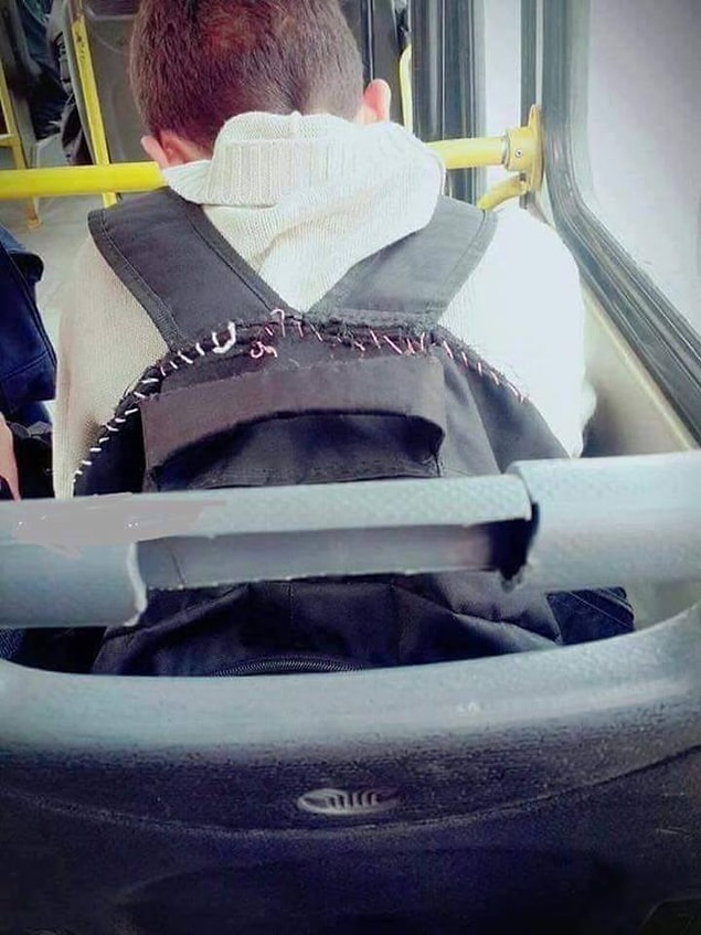 İşte o fotoğraf ve o yazı:
