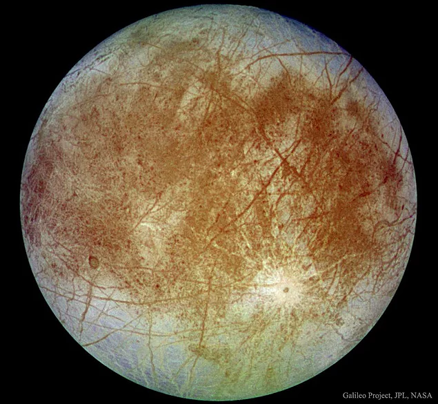 Galileo Uzay Aracından Jüpiter'in Europa'sı