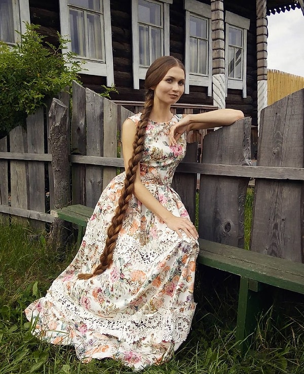 1. Дарья Губанова начала отращивать волосы еще в 2003 году. Началось все со спора с подругой