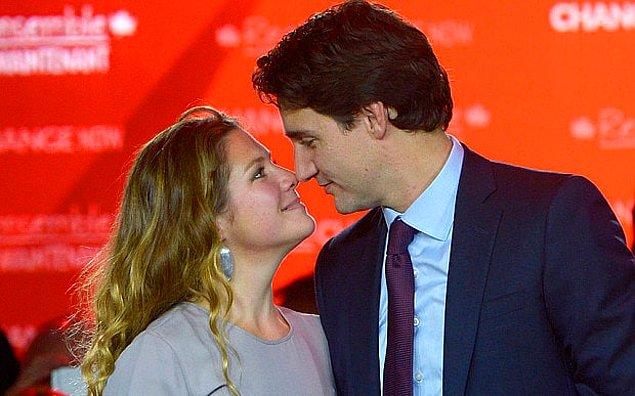Ve Justin Trudeau gerçek bir aşık! Eşine olan sevgisini çekinmeden her fırsatta dile getiriyor!