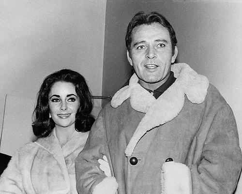 #30 Elizabeth et Richard 1967 60 S CARTE DE VŒUX elizabeth taylor r burton