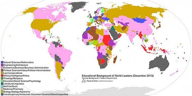 19. Educational Backgrounds of World Leaders