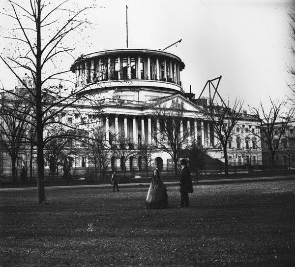 25. Kubbesiz Amerikan Kongre Binası, 1859.