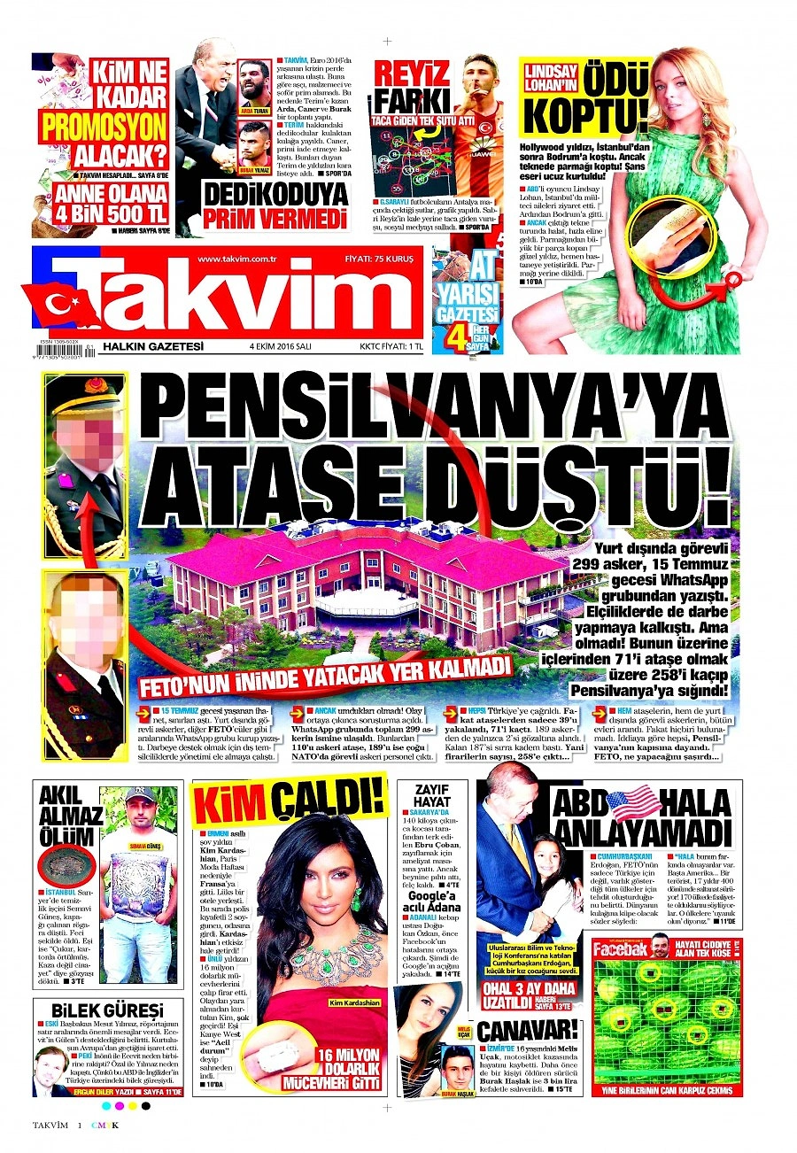 Gazetelerde Bugün | 4 Ekim Salı