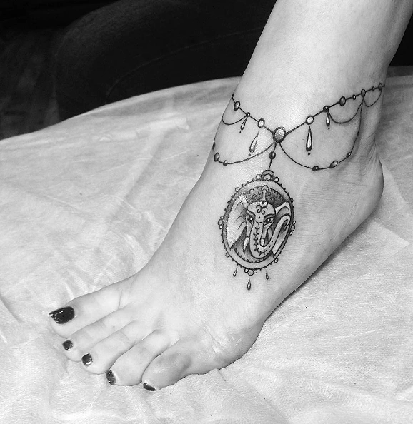 Tattoo fußkette vorlagen