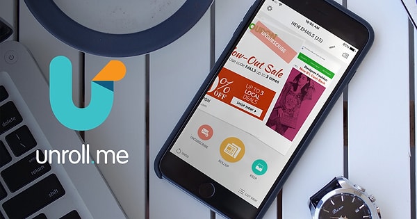 4. Unroll.me ile gelen toplu email ve bültenlerden kolaylıkla kurtulmak mümkün.