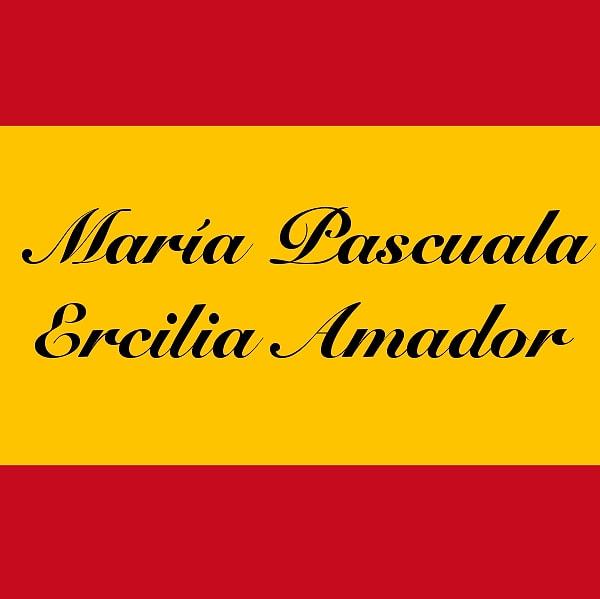 María Pascuala Ercilia Amador!
