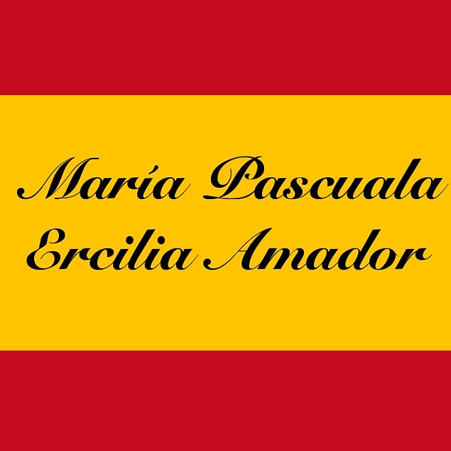 María Pascuala Ercilia Amador!