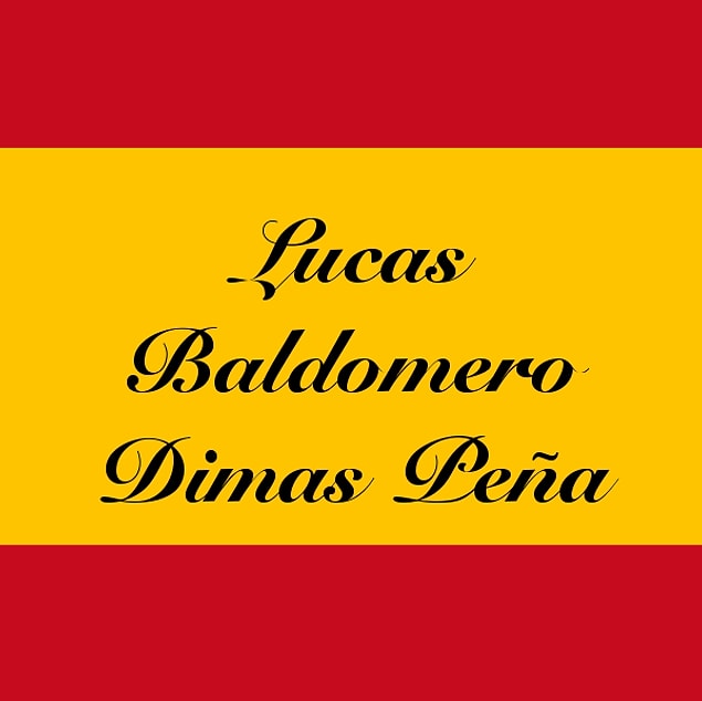 Lucas Baldomero Dimas Peña!