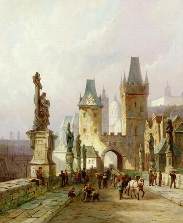8. Charles Bridge, Prague -  Pieter Cornelis Dommerson
