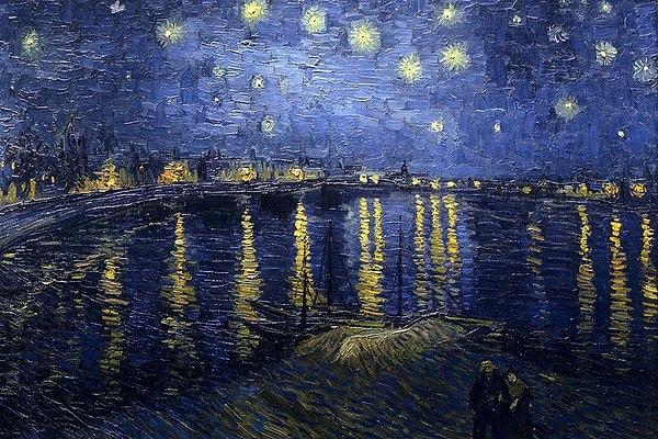 11. Starry Night over the Rhone, 1888 Vincent van Gogh