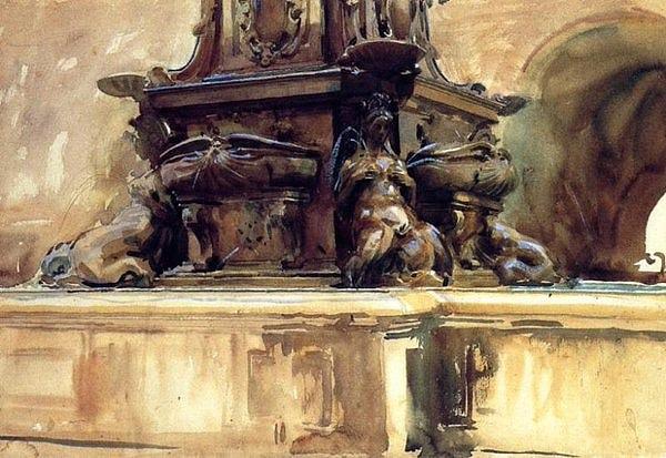 15. Fountain,  1906 - John Singer Sargent