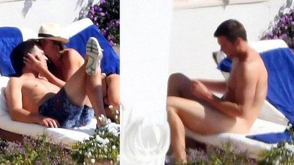 6. Ünlü model Gisele Bundchen'in kocası Tom Brady, İtalya tatilleri sırasında çırılçıplak güneşlenirken görüntülendi.
