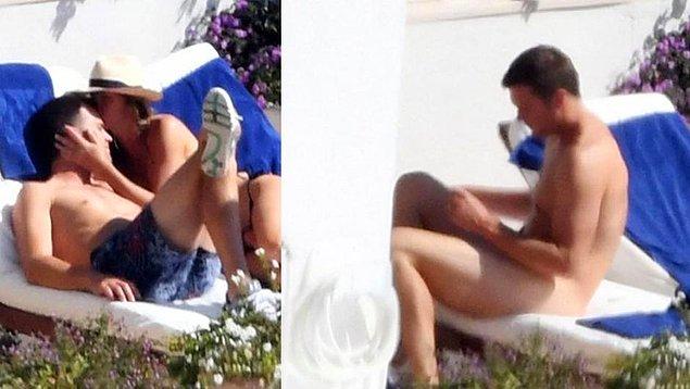 6. Ünlü model Gisele Bundchen'in kocası Tom Brady, İtalya tatilleri sırasında çırılçıplak güneşlenirken görüntülendi.
