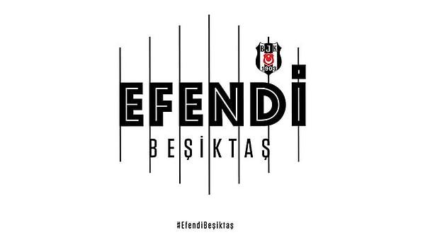 Önce "Feda", sonra "Gururlan" diyen Beşiktaş'ın bu seneki sloganı ise "Efendi Beşiktaş" oldu!