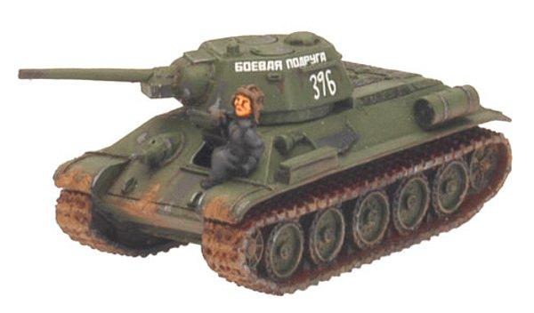 T-34 orta boy tankına Боевая подруга (Fighting Girlfriend) adını verdi.