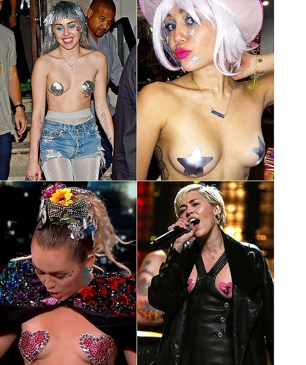 Ведь если это станет трендом, мы на своем пути повстречаем еще немало девушек без лифчиков с празднично украшенными сосками.