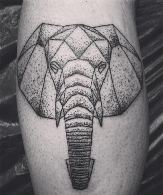 13. And this geometric elephant