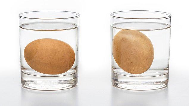 24. Yumurtaların tazeliğinden şüphe ettiğinizde ihtiyacınız olan tek şey su. Bir yumurta suda ne kadar dibe batıyorsa o kadar eskimiştir.