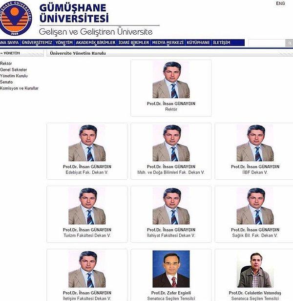 Gümüşhane Üniversitesi'nin resmi internet sitesinden paylaşılan açıklamada 'şu ifadelere yer verildi: