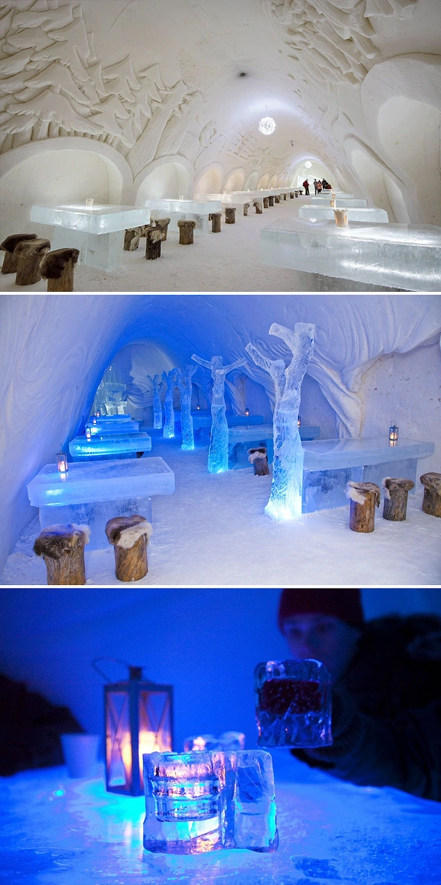 Snowcastle Restoran - Kemi, Finlandiya