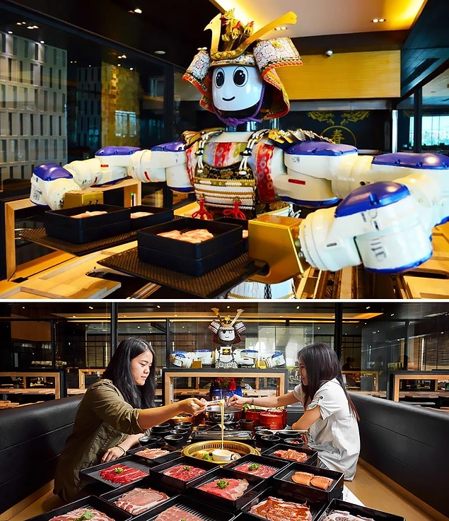 Robot Hajime Restoranı - Bangkok, Thailand