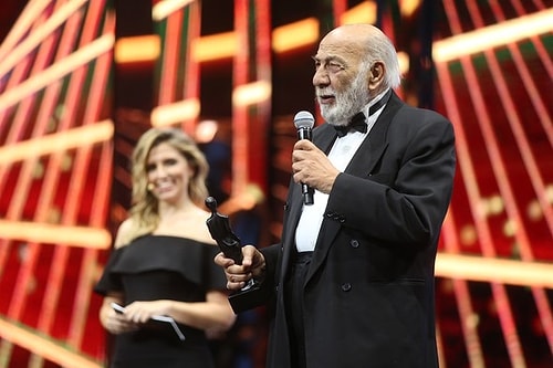 Onur ödülleri'nin sahibi Yılmaz Gruda, Feyzi Tuna ve Audrey Taotou
