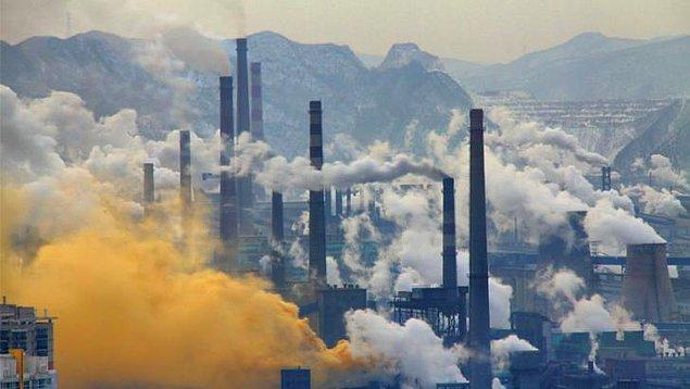20. Yapılan çalışmalar, dünya üzerindeki her sekiz ölümden birinin hava kirliliğine bağlı olduğunu iddia etmektedir.