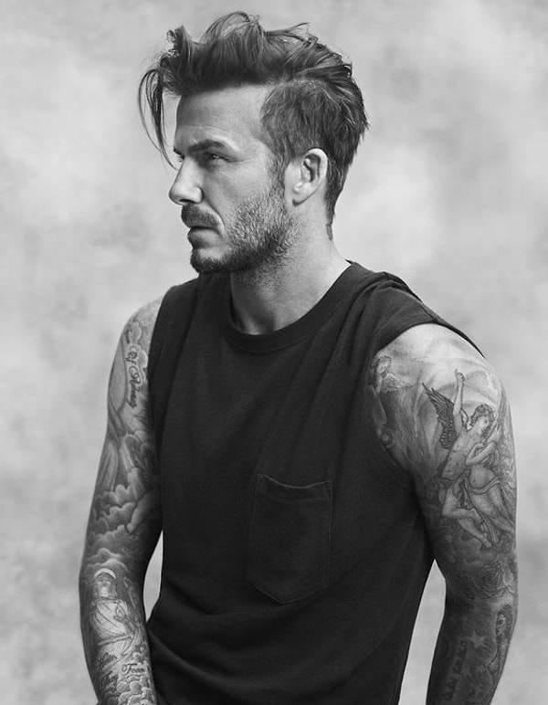 2. Yanların ve arkaların kısaltılarak üst kısmın uzun bırakıldığı bu  model ile David Beckham sayesinde tanıştık.