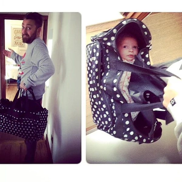 5. Жена попросила его купить детскую переноску