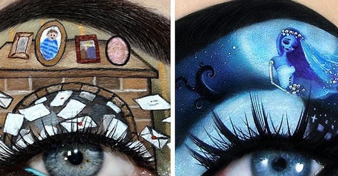 Göz Kapaklarındaki Şaheserlerle Makyaj Yapmanın da Bir Sanat Olduğunu Gösteren 23 Makyöz