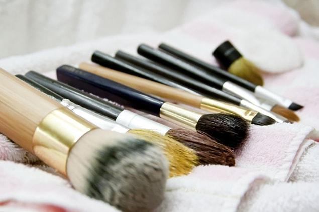 6. "You can avoid washing makeup brushes if you’re the only person who uses them."