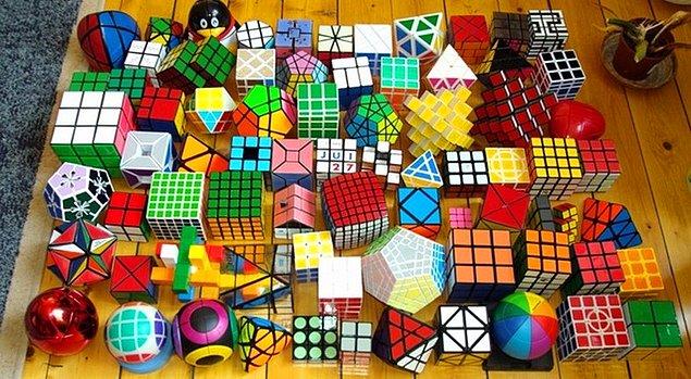10. Dünya çapında 350 milyon satıldığı belirtilen Rubik Küp tüm zamanların en çok satan oyuncağı unvanına sahip.