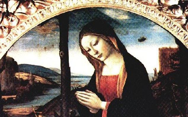 2. "Madonna with Saint Giovannino", Domenico Ghirlandaio