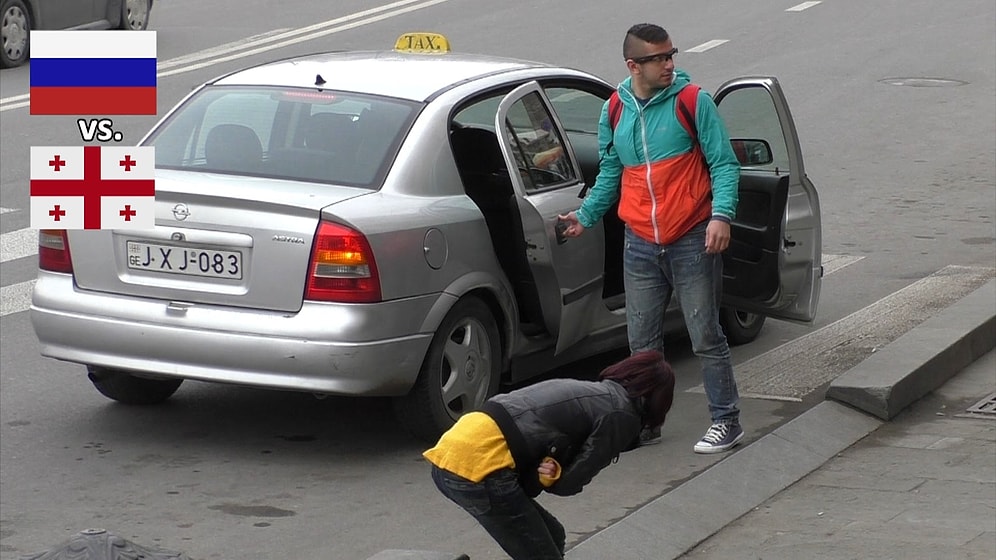 Девушке плохо: эксперимент. Россия vs Грузия