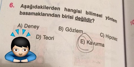 Yurdum Öğretmeninin Farklı Kafalarla Hazırladığı Çözenleri Dumura Uğratan 15 Sınav Sorusu