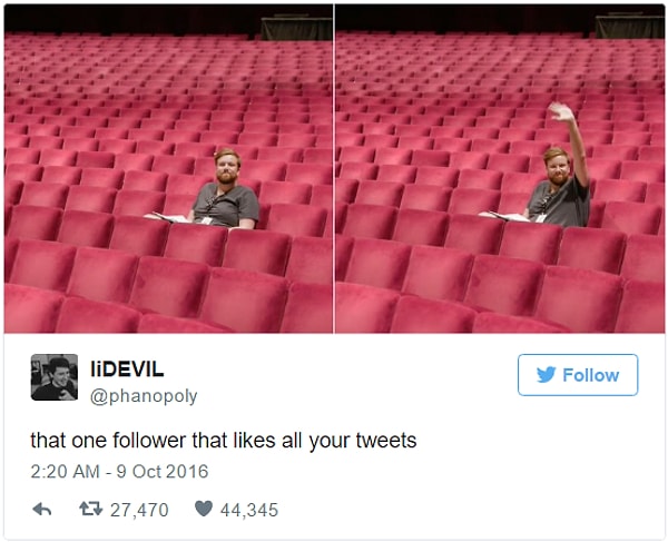 8. Они также не пропускают ни одного твоего твита