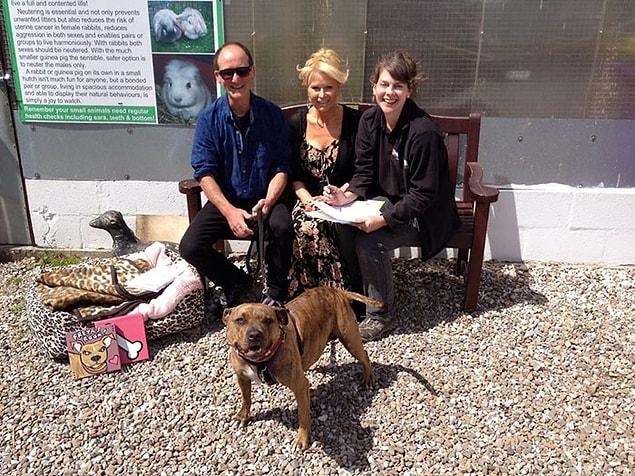 And not only did Freya do a great job starring in a movie…she also found a loving family to adopt her!
