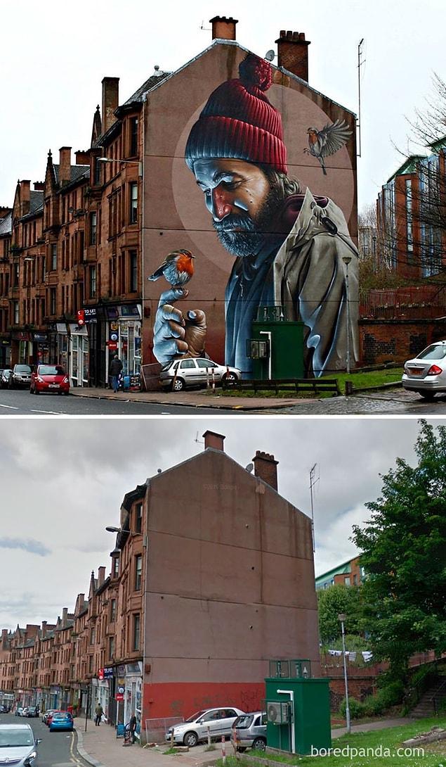 10. Photorealistic Mural, Glasgow, Scotland