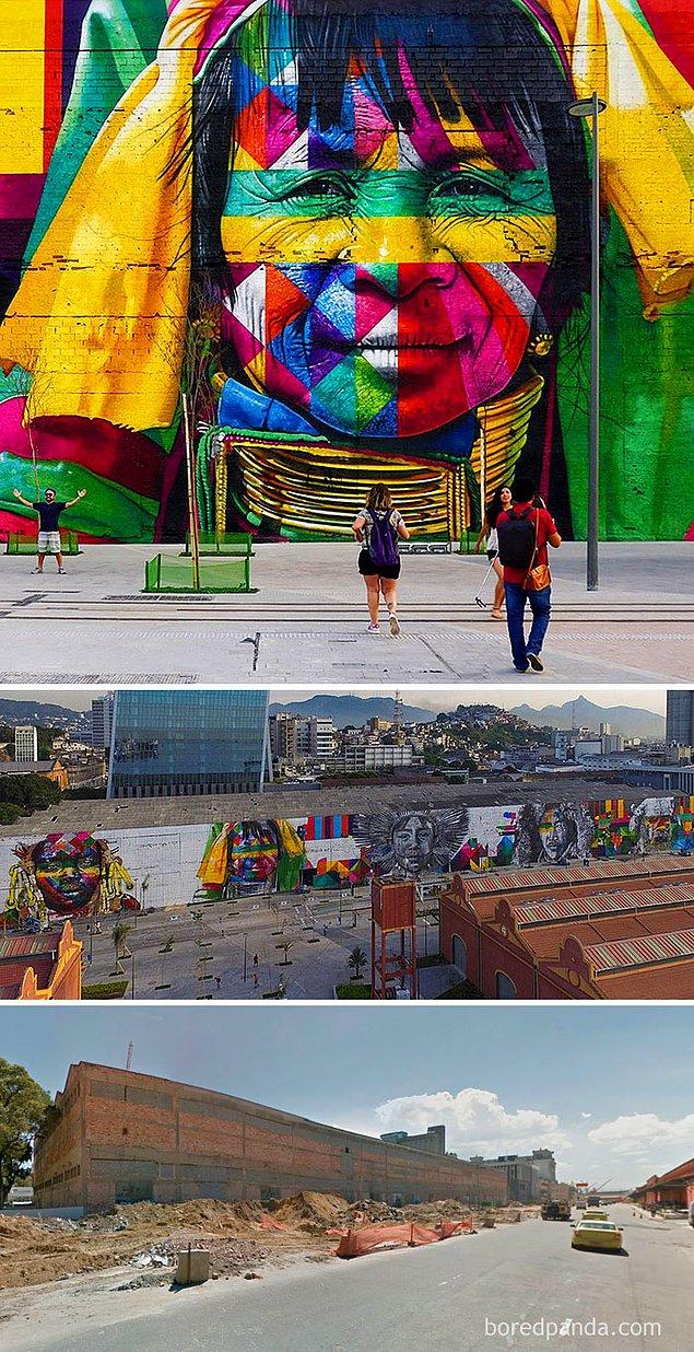 15. Kökenler, Rio Olimpiyatları İçin Yapılan Dünyanın En Büyük Sokak Resmi, Rio de Janeiro - Brezilya