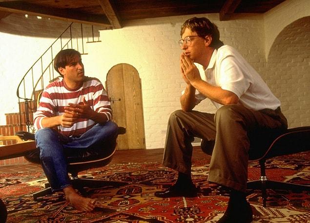 14. As one might expect, Bill Gates and Steve Jobs were not on good terms with each other.