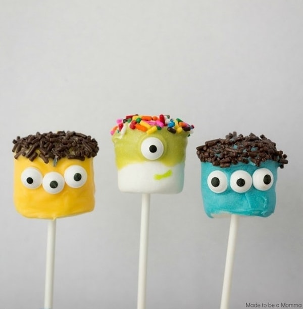 7. Монстрики из маршмеллоу