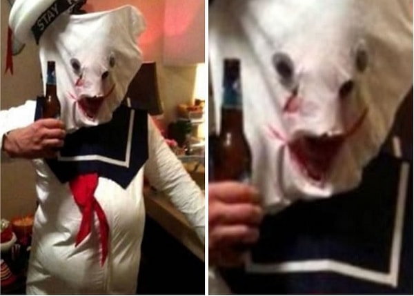 14. Этот Зефирный человек выглядит так, как будто он видел некоторое дерьмо