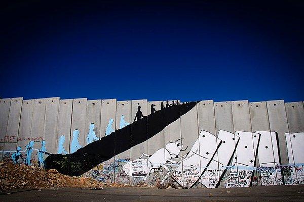 31. Filistin ve İsrail'i Ayıran Utanç Duvarı, Bethlehem