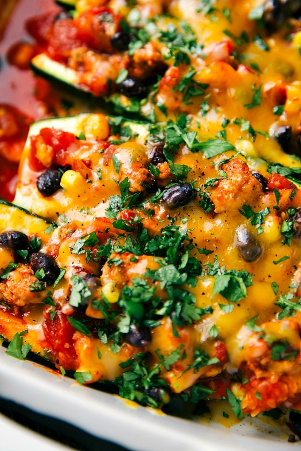 9. Лодочки из кабачков