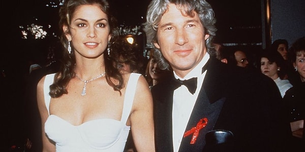 6. Ричард Гир и Синди Кроуфорд