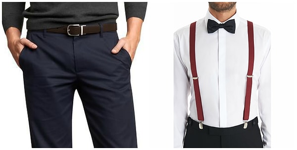 10. Ремень или подтяжки - выбирайте что-то одно