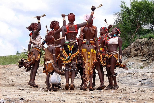 23. Ritual Dance, Hamer People, Ethiopia