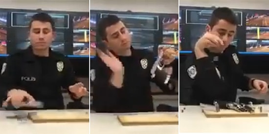 Nusret'e Rakip Çıktı! Türk Polisinden Tabanca Sunumu