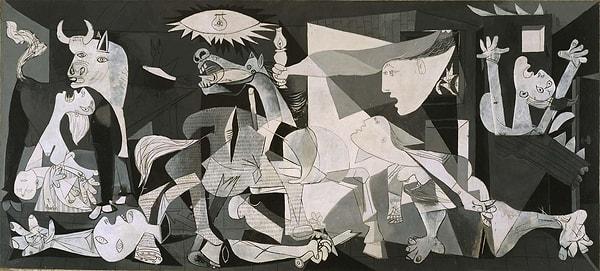 6. Pablo Picasso'nun "Guernica" isimli eseri neyi anlatmaktadır?